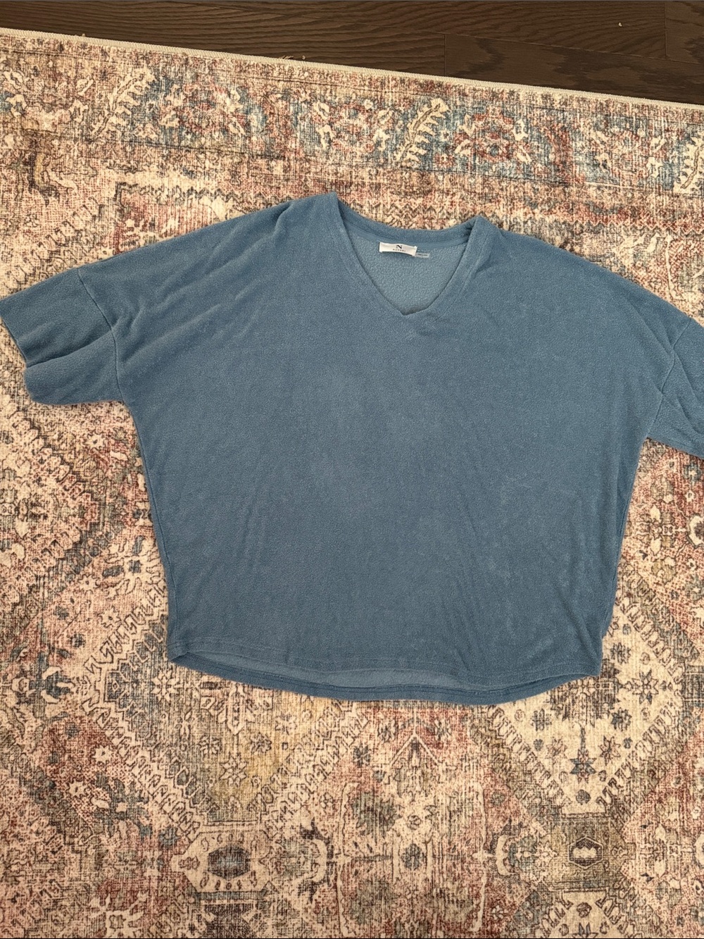 Natori Terrycloth Pullover Relaxed Top